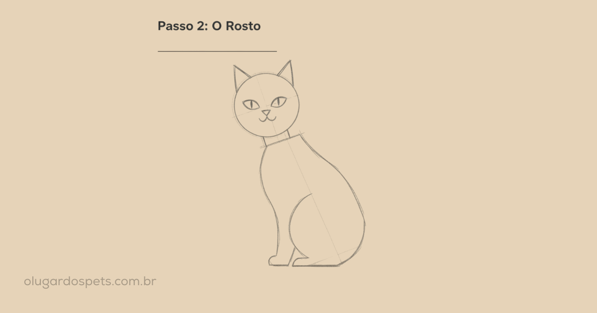 Como desenhar um gato