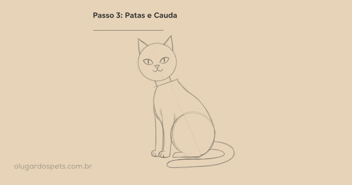 Como desenhar um gato