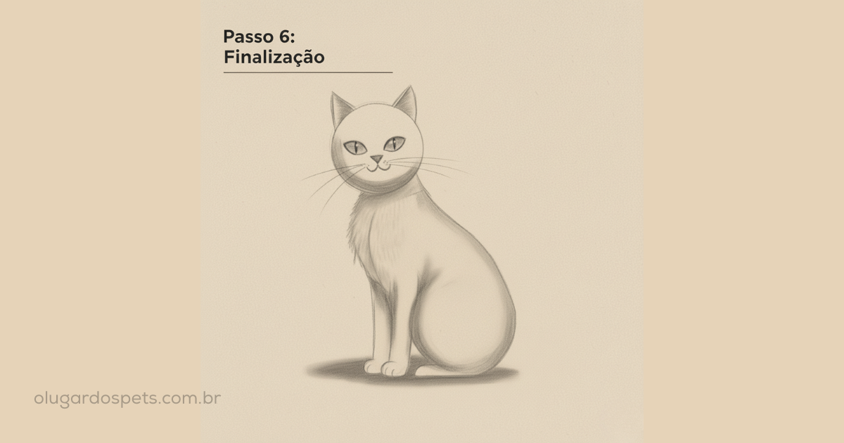 Como desenhar um gato